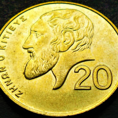 Moneda exotica 20 CENTI - CIPRU, anul 1994 * cod 1046 B = A.UNC!