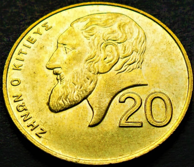 Moneda exotica 20 CENTI - CIPRU, anul 1994 * cod 1046 B = A.UNC! foto