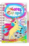 Colorez cu apa: Unicorni + Pensula