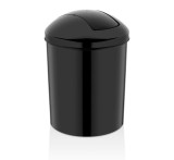 Cos de gunoi cu capac batant, R-3526 negru, 16L