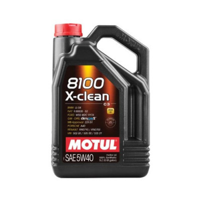 MOTUL 8100 X-CLEAN 5W-40 5L foto