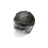 Casca moto tip jet neagra cu viziera transparenta si ochelari de soare, marimea L, model Urban FAVLine Selection, Oem