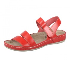 Sandale dama Fratelli Babb Florida, rosso, 36 foto