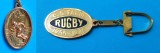 Rugby - C.S. Farul Constanta, a 20 a aniversare a clubului 1955-1975, breloc rar