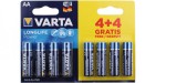 Set 8 baterii VARTA LongLife Power LR06 MN1500, AA, 4906121448