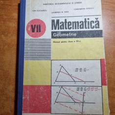 manual de matematica- geometrie - pentru clasa a 7-a - din anul 1992