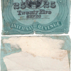 1878, 25 Cents - ¼ of a barrell - Statele Unite ale Americii