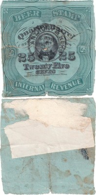 1878, 25 Cents - &amp;frac14; of a barrell - Statele Unite ale Americii foto