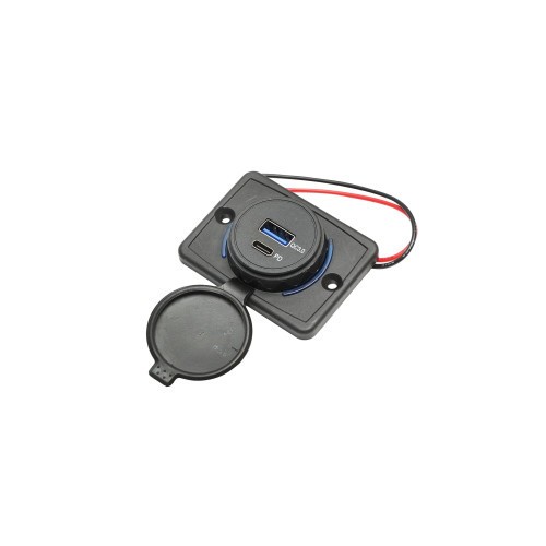 Incarcator auto universal dublu 12-24V Tip C USB Cod: BK69982 Automotive TrustedCars
