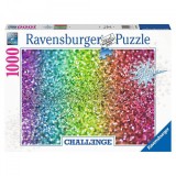 Puzzle Provocare Curcubeu Cu Sclipici, 1000 Piese, Ravensburger