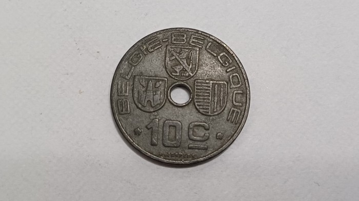 Belgia-10 Centimes 1943
