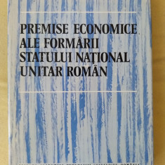 Premise economice ale formarii statului national unitar roman