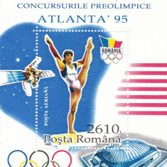 1995 LP 1398 JOCURILE PREOLIMPICE ATLANTA '95 COLITA MNH