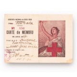Societatea Națională de Cruce Roșie, carte de membru, 1947