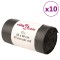vidaXL Saci de gunoi 250 buc. negru 35 L 155338