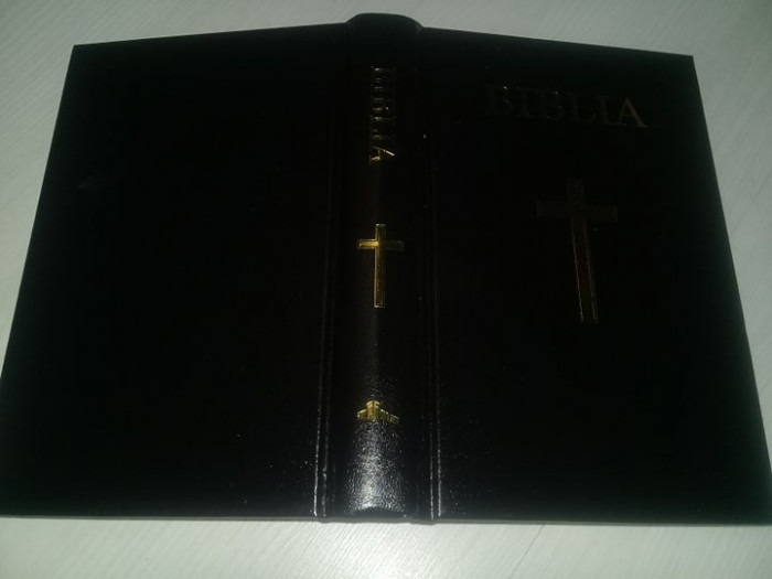 Biblia sau Sfanta scriptura,Vechiului si noului testament,cu trimiteri,stare FFB
