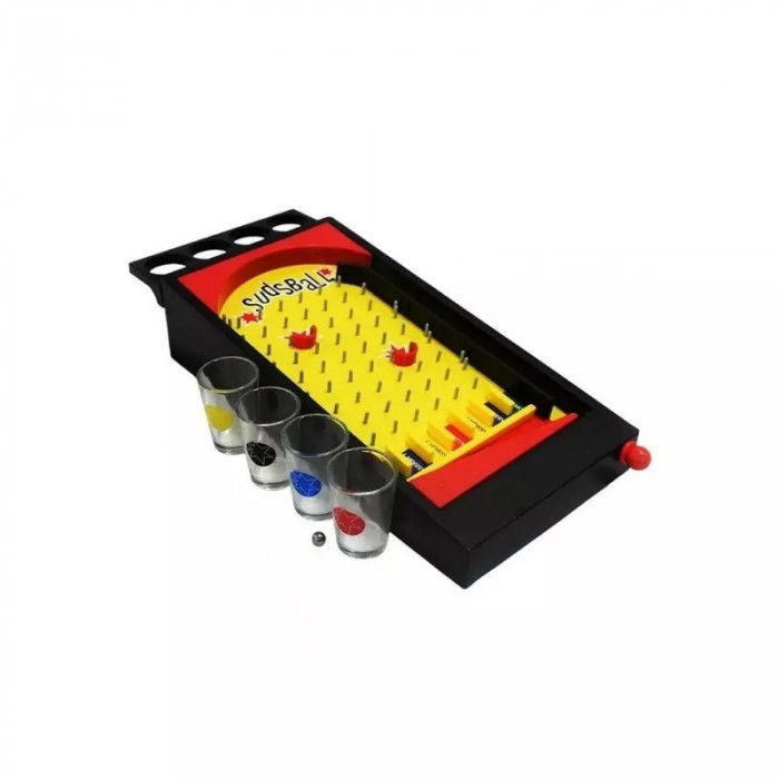 Joc Pinball cu pahare pentru shoturi, Gonga&reg; Galben