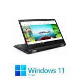 Laptop Touchscreen Lenovo X380 Yoga, Quad Core i5-8250U, SSD, FHD, Win 11 Home
