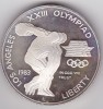 SUA USA 1 DOLAR DOLLAR 1983 XXIII Olympiad Los Angeles, America de Nord, Argint
