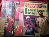 Rev. - Colectie 8 Reviste Suporter Steaua nr 2 , 3 si 4 din2004 si nr. 6,7,8 10,11 din 2005 , fara postere
