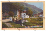 5320 - TURNU ROSU, Sibiu, border, bike, ethnic, bridge - old postcard - unused, Necirculata, Printata