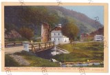 5320 - TURNU ROSU, Sibiu, border, bike, ethnic, bridge - old postcard - unused, Necirculata, Printata