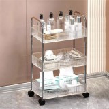 Suport Mobil Depozitare cu 3 Rafturi Multifunctional