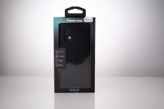 Husa Xiaomi Redmi Note 9 Spacer, negru, grosime 2mm, material flexibil silicon + interior cu microfibra &quot;SPPC-XI-RM-N9-SLK&quot;