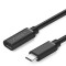 CABLU USB Type-C Ugreen prelungitor, &quot;ED008&quot; USB Type-C (T) la USB Type-C (M), 0.5m, negru, &quot;40574&quot; (timbru verde 0.18 lei) - 6957303845743