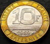 Moneda bimetal 10 FRANCI - FRANTA, anul 1989 * cod 256 B, Europa