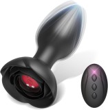 Vibrator Rose Base Black