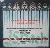 Disc vinil, LP. CONCERTOS FOR 2 AND 3 HARPSICHORDS AND STRING ORCHESTRA. 2 DISCURI VINIL-J.S. BACH-239369, Electrecord