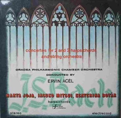 Disc vinil, LP. CONCERTOS FOR 2 AND 3 HARPSICHORDS AND STRING ORCHESTRA. 2 DISCURI VINIL-J.S. BACH-239369 foto