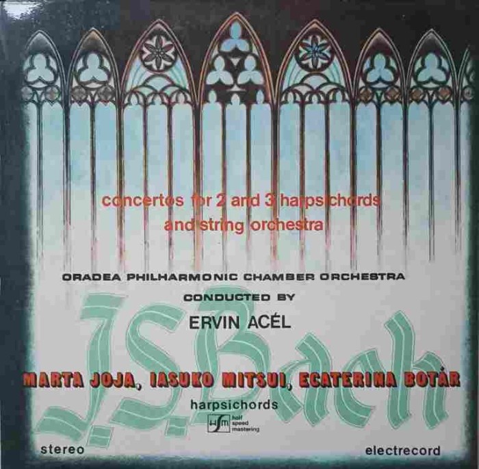 Disc vinil, LP. CONCERTOS FOR 2 AND 3 HARPSICHORDS AND STRING ORCHESTRA. 2 DISCURI VINIL-J.S. BACH-239369