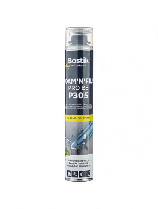 BOSTIK P305 750 ml SPUMĂ PISTOLĂ DE JOSĂ PRESIUNE