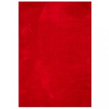 Cumpara ieftin Covor HUARTE, fir scurt, moale si lavabil, rosu, 160x230 cm