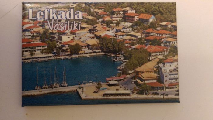 XG Magnet frigider - tematica turistica - Grecia - Lefkada - Vasiliki