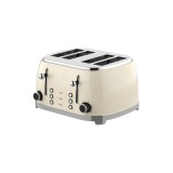 Prajitor de paine Retro Zilan ZLN1214, 4 felii de paine, 1500W, 6 trepte, dezghetare, reincalzire, picioruse antiderapante