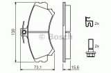 Set placute frana,frana disc MITSUBISHI COLT VI (Z3, Z2) (2002 - 2012) BOSCH 0 986 424 371