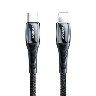 Joyroom USB Tip C - Cablu Lightning Livrare Putere 20W 2.4A 1.2m Negru (S-1224K2 Negru) S-1224K2 BLACK foto