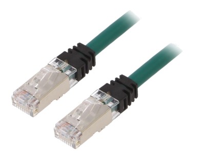 Patch Cord CAT6A S/FTP 5m Verde LSZH foto