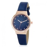Ceas Yves Rocher cu 12 cristale Swarovski, Analog, Piele - imitatie, Quartz