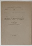 INSTITUTUL GEOLOGIC AL ROMANIEI , METODA PENTRU DETERMINAREA CEREZINEI IN CERURI DE PETROL , OZOCHERITA , SMOALA SI BITUMURI de E. CASIMIR ...A. BRIL