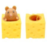 Jucarie Squishy Soricel Maro Pop-Up, 5 cm