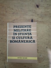 Prezente militare in stiinta si cultura romaneasca-mic dictionar-F.Gheorghe...