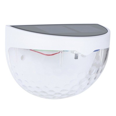 Set 2x Lampa solara de perete 6LED, eMazing, carcasa alba, lumina alb cald foto
