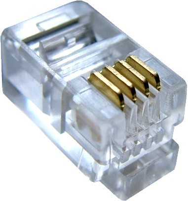 Set 10 mufe RJ9, 4P4C, S000125
