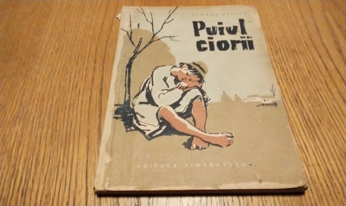 GEORGE NESTOR (dedicatie-autograf) - Puiul Ciorii - ILIE SCHON (ilustratii) - Editura Tineretului, 1958, 118 p.; coperta originala
