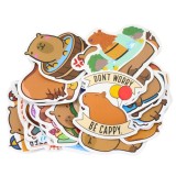 Set 50 stickere Capybara, 7 cm, Lean 26756