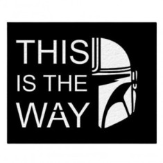 Decoratiune metalica de perete Krodesign KRO-1149 This is the Way, lungime 60 cm, negru, grosime 1.5 mm